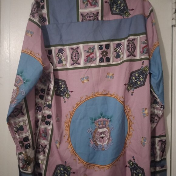 Fashion Nova men's long sleeves shirt multicolor size M - Picture 2 of 9